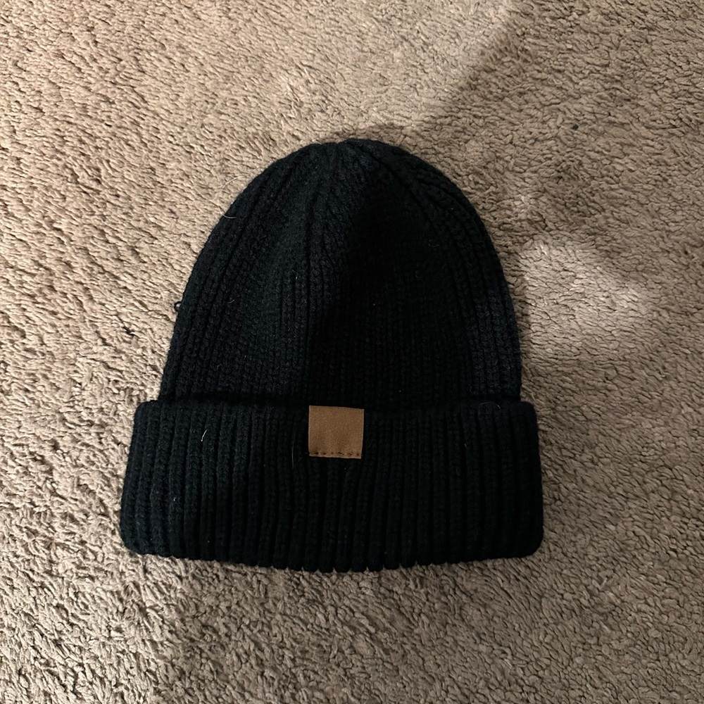 Men Black Beanie